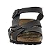 Birkenstock Pisa Sandals, Black Birko-Flor, EU 37 / US Womens 6-6.5 N