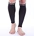Doc Miller Premium Calf Compression Sleeve 1 Pair 20-30mmHg Strong Calf Support Graduated Pressure for Sports Running Muscle Recovery Shin Splints Varicose Veins (Black, 4X-Large)