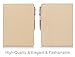 FYY Case for iPad Air 2 - Premium PU Leather Case Smart Auto Wake/Sleep Cover with Hand Strap, Card Slots, Pocket for iPad Air 2 Khaki