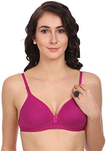 Ultrafit Women Seamless Light Padded T-Shirt Bra With Elastic Adjustable Strap