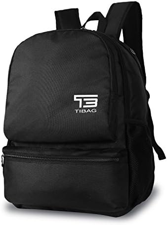 Water Resistant College School Student Laptop Computer Backpack Bag for Women or Men (black 1)