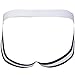 YiZYiF Men's Backless Bikini Jockstrap Briefs Underwear White Large