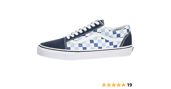 mens blue checkerboard vans