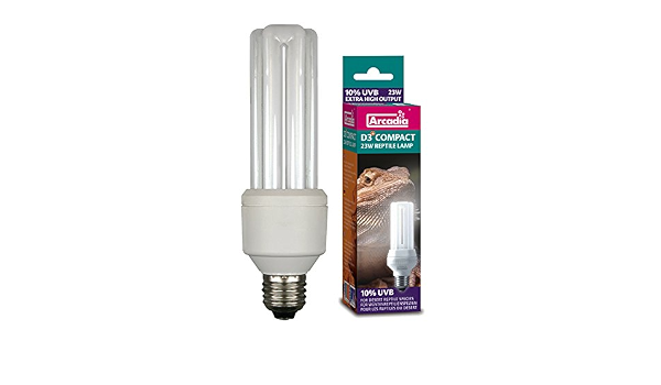 Arcadia D3 Compact 23w Uv Lamp Voor E27 Fittingen Amazon Nl Klussen Gereedschap 