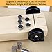Weights for Pinewood Car Derby - Tungsten 4 oz Power Bundle - 3 oz Premium Tungsten Incremental Cylinder Weights + 1 oz Putty Weight - Designed for Pine Race Car Builders - Ultra High Density