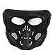 ATAIRSOFT Tactical Protective Adjustable Skull Full Face Mask for Airsoft Paintball Cosplay Costume Party Hockey