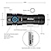 Wurkkos Handheld Flashlight, Rechargeable Home Flashlight Torch High 90 CRI, Portable Flashlight with Red Light/UV Blacklight, Waterproof Outdoor Flashlight Included 26650 Battery