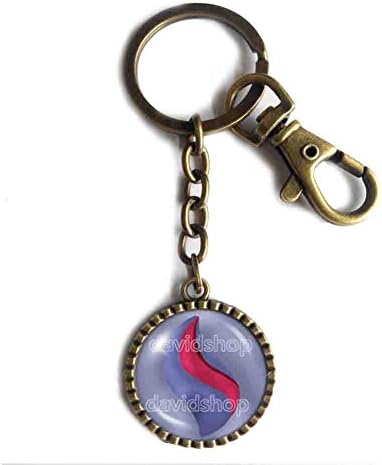 Pokemon Latiasite Mega Stone Keychain Key Chain Key Ring Cute Keyring Car Anime Latias Cosplay