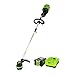 Greenworks 16-Inch 80V String Trimmer, 2.0Ah Battery & Charger Included ST80L210 primary