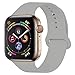 YC YANCH Compatible with for Apple Watch Band 38mm 40mm, Soft Silicone Sport Band Replacement Wrist Strap Compatible with for iWatch Series 5/4/3/2/1, Nike+, Sport, Edition, M/L, Pebble