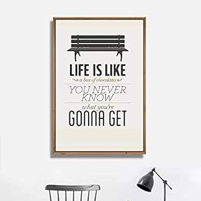 Framed Canvas Wall Art for Living Room, Bedroom Quotes Canvas Prints for Modern Home Decoration Ready to Hang - 16"x24" inches