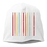 TLPM9LKMBM Retro Drum Sticks Beanie Skull Cap Women