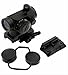 Tactical Reflex Red Green Dot Sight Scope Riflescope Optic Quick Detach Riser Mount Release Lens Covers Rail Mount Holographic Hunting Spotting