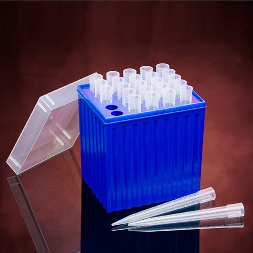 Multi-Volume Adjustable Micropipette Kit (2-10ML) - Including 2 Racks of 25 Pipette Tips