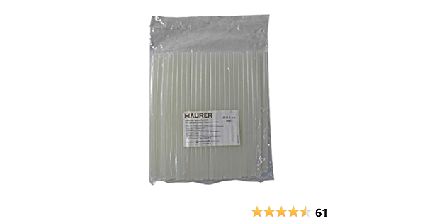 MAURER Silicona En Barra (Caja de 1,0 kg.) Transparente Ø 11 ...