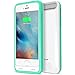 iPhone 6S Battery Case - iPhone 6 Battery Case, Trianium Atomic S iPhone 6 6S Portable Charger Charging Case [White/Turquoise]-3100mAh Battery Pack Juice Bank [MFI Apple Certified]