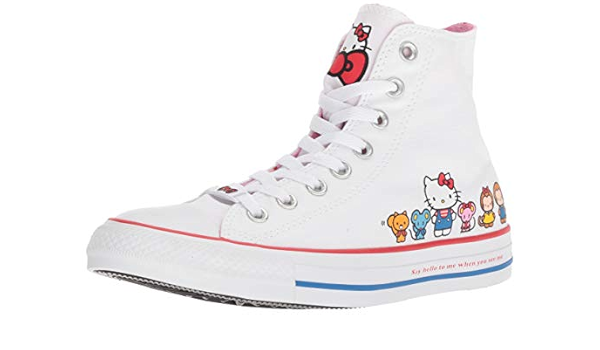 hello kitty white converse