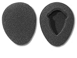 One Pair of 80mm Foam Earpads fits Infrared Wireless Headphones in Many Automobile Entertainment DVD Player Systems
