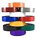 TradeGear Electrical Tape (10PK) Assorted Glossy Rainbow Colors – Waterproof, Flame-Retardant, Rubber Based Adhesive, UL Listed - Rated for Max. 600V and 80oC Use – Measures 60’ x ¾” x 0.07”