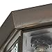 Progress Lighting P5789-09 Octagonal Close-To-Ceiling Fixture with Clear Bound Beveled Glass, Brushed Nickel