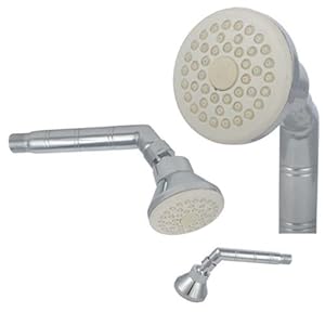 SHRUTI Hand Shower with SS Flange (10 cm x 6 cm x 2 cm, Multi Color, 5111)