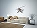 Vehicle Wall Decals - Military Camouflage Helicopter Side View - 12 inch Removable Graphic