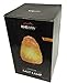KHEWRA Hand Carved Natural Crystal Air Purifying Himalayan Salt Lamp on Wood Base with UL-Approved Cord and 15-Watt Light Bulb (9 to 10 inch, 8 to 12 lbs)