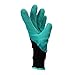 Garden Genie Gloves with Fingertips Uniex Claws Quick & Easy to Dig and Plant Without Hand Tools - As Seen On TV (Right&Left Handed)
