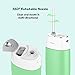 Water Flosser Portable Cordless Dental Oral Irrigator Mini Rechargeable Electric Flossing for Clean Teeth with 3 Modes IPX7 Waterproof for Home Travel Office Braces and Bridges Care Gift by Lächen