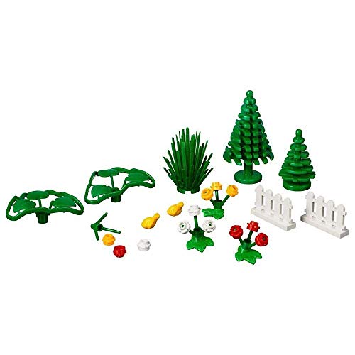 LEGO Pflanzen, Bäume, Sträucher, Blumen, Zäune, Frosch Gelb - Xtra - Set 40310 – Bild 5