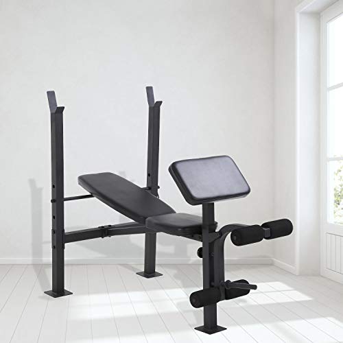 Adjustable Weight Bench Olympic Weight Bench for Full Body Exercise 3 Position Home Gym Equipment 330lbs