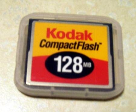 Kodak 128MB CF FLCARD W/CCASE (1214113)