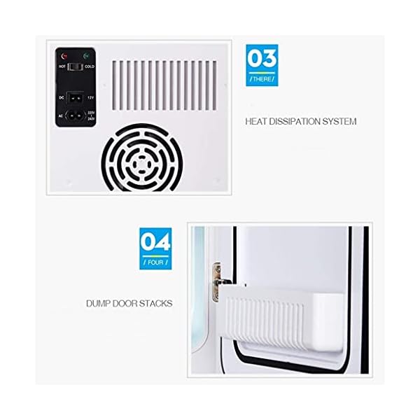 YANJ Car Refrigerator-18L Mini Fridge 12v 220v,Cooler and Warmer LOLDF1