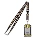 Batman Wayne Enterprises Lanyard Keychain ID Holder,Black,One Size