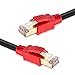 MofaHz Cat 8 Ethernet Cable 5ft,High-Speed 40Gbps, 2000MHz, Double Shielded RJ45 Internet LAN Network Cable for Gaming, Router, PS6, Xbox