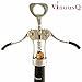 VinousQ Premium Wing Corkscrew, All-in-one Luxury Wine Bottle Opener for Easy Cork Removal, Ready to Wrap Gift Box. Risk Free. Enhance Your Fine Dining Experience Now!