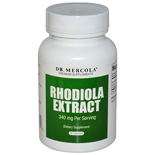 Dr Mercola Rhodiola Extract - 30 Capsules - With Siberian Rhodiola Root Extract - For Improved Exercise Endurance - Premium Dietary Supplement Dr Mercola Rhodiola Extract - 30 Capsules - With Siberian Rhodiola Root Extract - For Improved Exercise Endurance - Premium Dietary Supplement