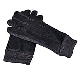 Best Luxury Touchscreen Italian Nappa Leather Gloves For Men's Texting Driving Cashmere Lining