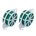 AOMGD 2 Pack 328 Feet (Total 200 m) Twist Tie Multi-Function Garden Plant Wire Ties with Cutter/Cable Tie/Zip Tie/Coated Wire for Gardening, Home, Office