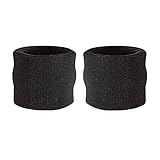 Suddora Kids Wrist Sweatbands - Athletic Cotton Terry Cloth Sports Wristbands for Kids (Pair)
