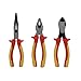 ABN Insulated Pliers Set 3-Piece Wire Stripping and Crimping Tool Electrician Pliers Stripper Crimper Wire Cutter Kit