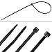 AUSTOR 600 Pieces Zip Ties Black Nylon Cable Ties Heavy Duty Zip Ties in 4 6 8 10 Inches for Home, Office, Garage and Workshop (150 Pcs per Size)