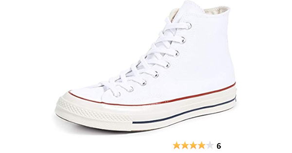 jd white high top converse