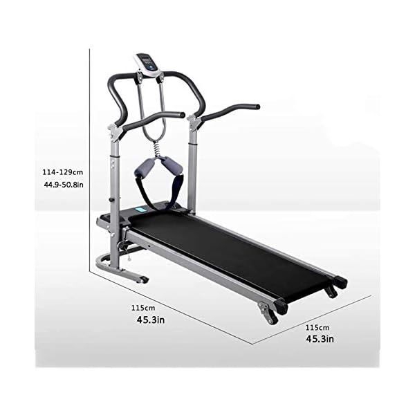 Gululu-Foldable-Treadmill-Manual-Treadmill-with-150-kg-Capacity-and-Double-Wheels-Low-Noise-Portable-Treadmill-for-Running Gululu Foldable Treadmill, Manual Treadmill with 150 kg Capacity and Double Wheels, Low Noise Portable Treadmill for…