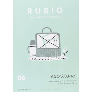 Rubio - Caligrafía Escolar - Recapitulación E Iniciación A Las Mayúsculas - Número 6 Rubio - Caligrafía Escolar - Recapitulación E Iniciación A Las Mayúsculas - Número 6