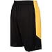 New Balance Boys' Big Performance Short with Contrast Side Panels, Black/Impulse, 18-20