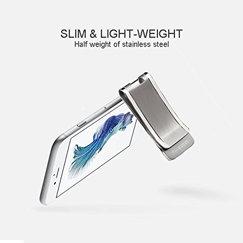 Amazon Com Ti Edc Titanium Slim Cash Money Clip Wallet Credit Card - amazon com ti edc titanium slim cash money clip wallet credit c!   ard holder and bottle opener sports outdoors