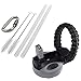 Straw Lid for Hydro Flask, Flaskars Straw Lid with Two Straws + Two Straw Brushes + Paracord Loop Handle + Carabiner for Hydro Flask Wide Mouth Water Bottle