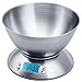 Vont Digital Kitchen Scale/Food Scale, Detachable Bowl Design, Gorgeous Stainless Steel Design with Alarm Timer & Temperature Sensor