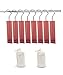 Closet Essentials - Fresh Red Cedar Blocks Pest Repellent Natural Clothes Moths Protection For Closet Shoes Freshener - 8 Cedar Hangers And 2 Cedar Shaving Bags